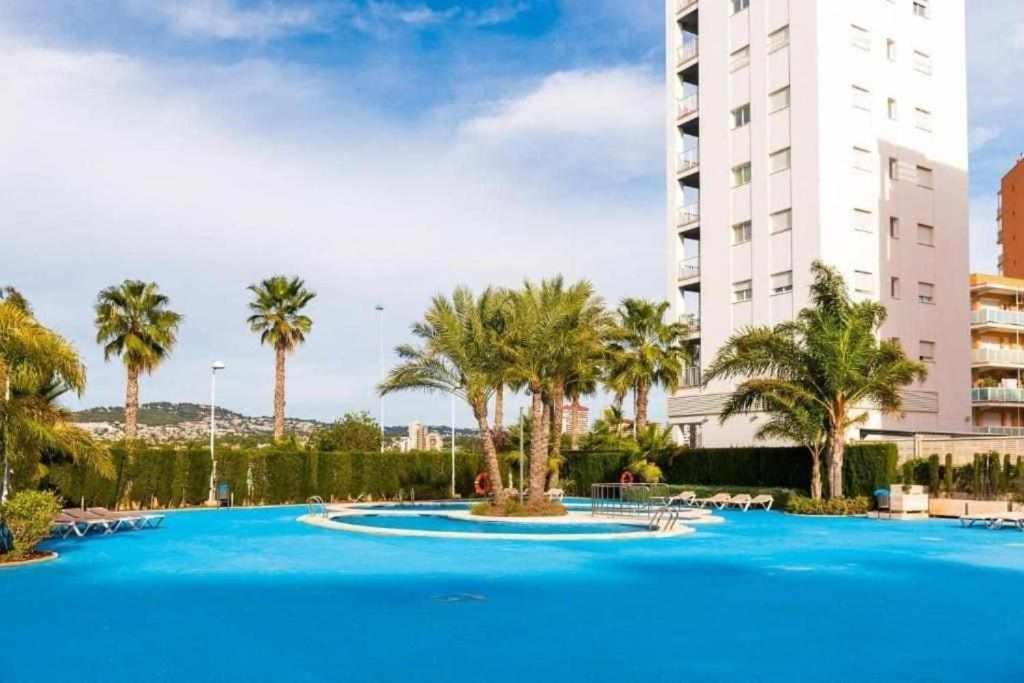 Apartment With Sea View Pool & Private Parking Calpe Ngoại thất bức ảnh
