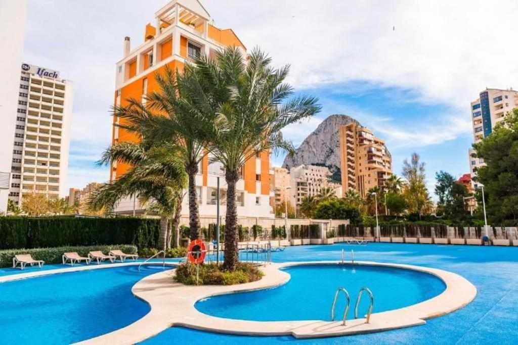 Apartment With Sea View Pool & Private Parking Calpe Ngoại thất bức ảnh